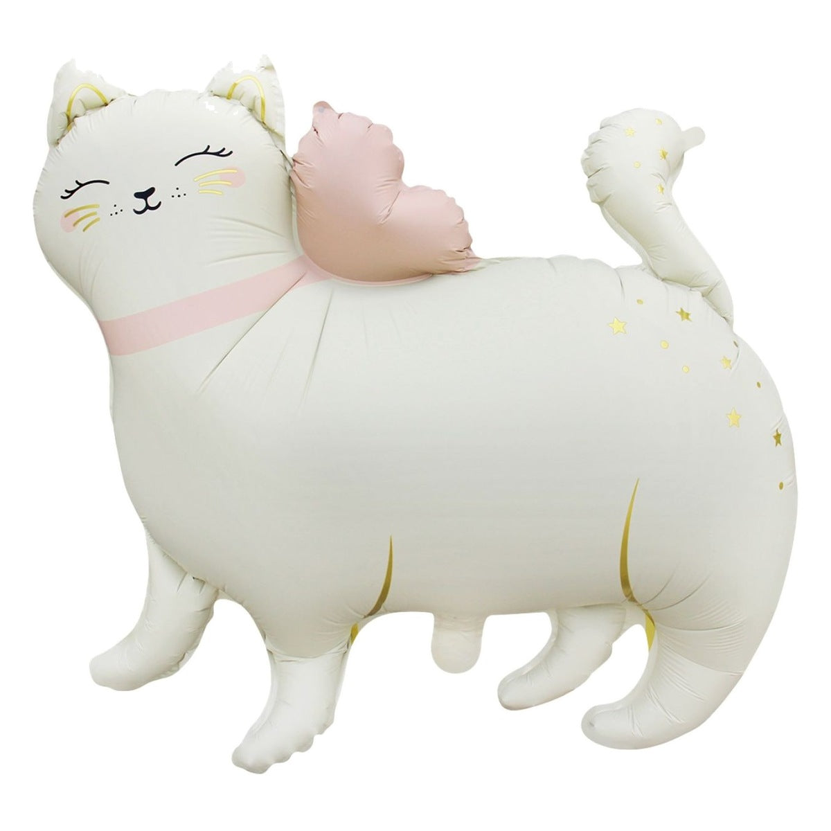 Globo Foil Gatito con Alas 68 x 62,5 cm