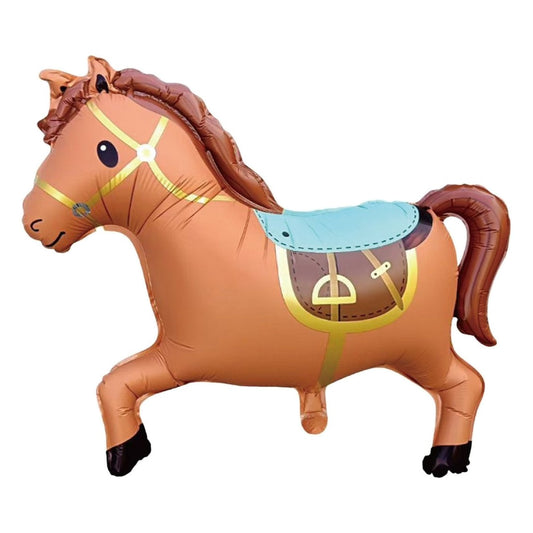 Globo Foil Caballo 71 x 55 cm - Marrón