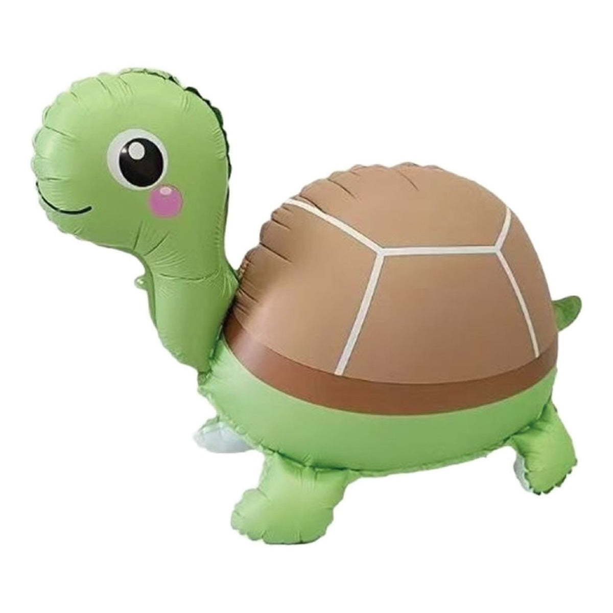 Globo Foil Tortuga 72 x 48,5 cm - Verde y Marrón