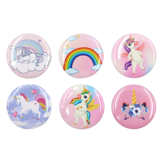 Pines Unicornio 4,5 cm 6 uds