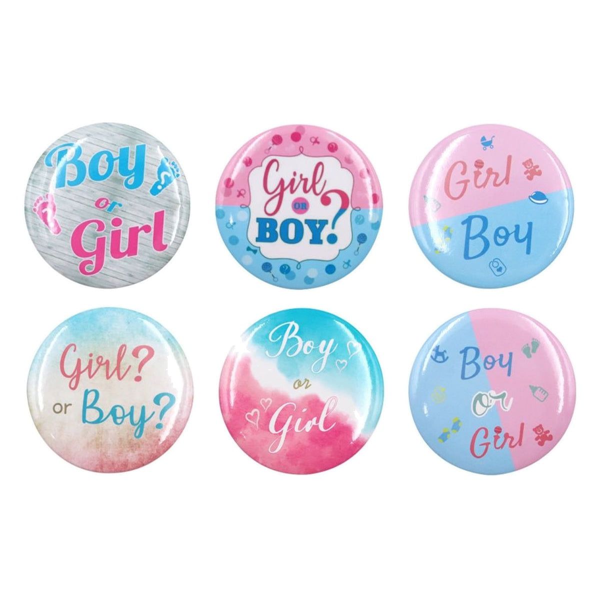 Pines Boy or Girl 4,5 cm 6 uds