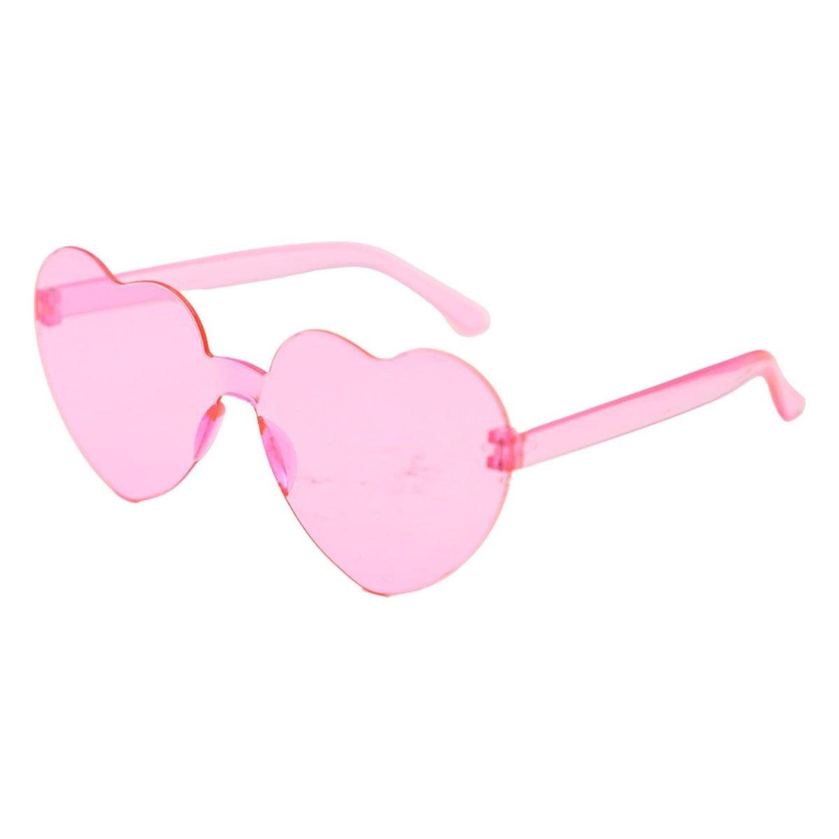 Gafas Corazón sin Montura 14 cm - Rosa