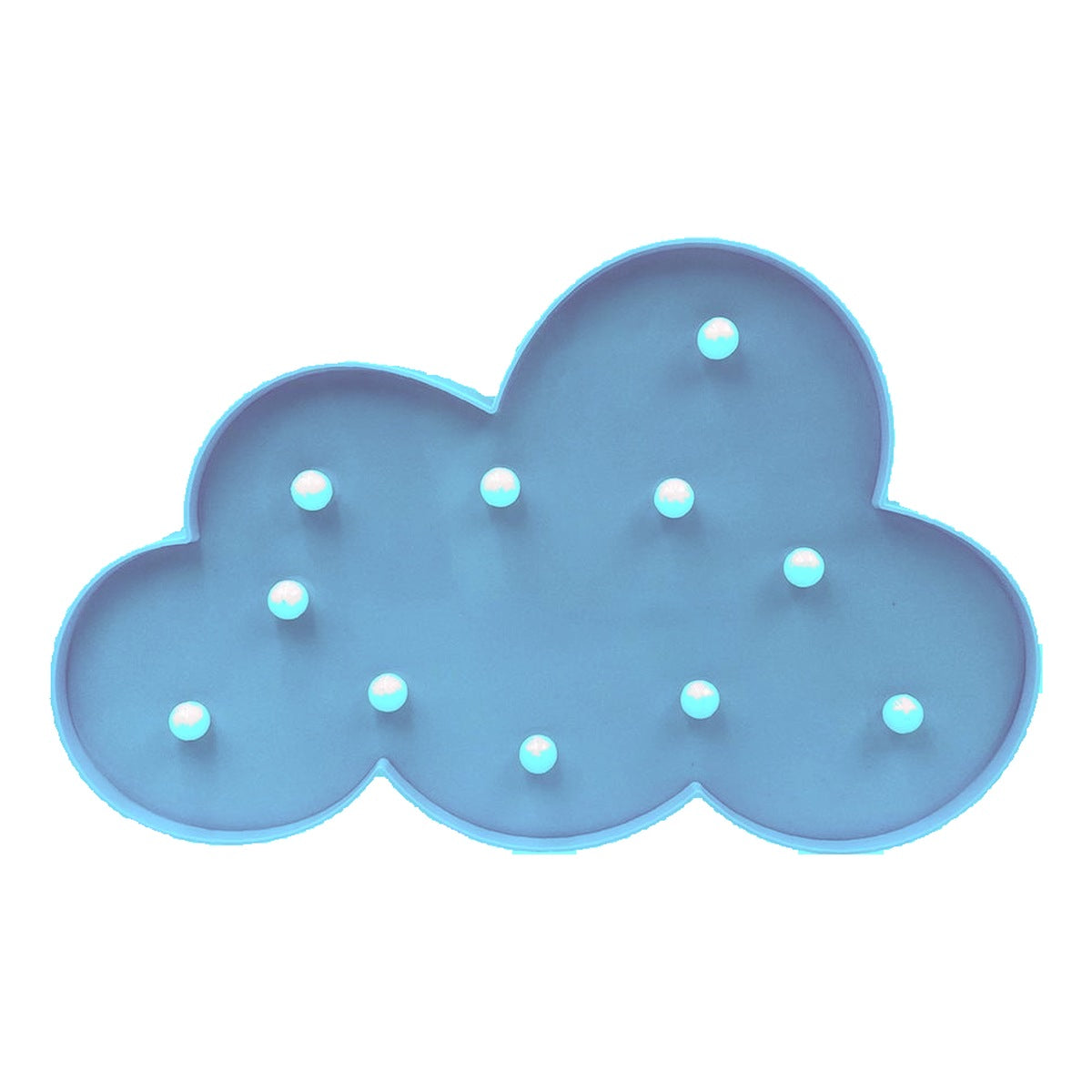 Lámpara LED Nube 18,3 cm - Azul