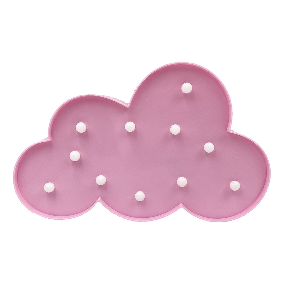 Lámpara LED Nube 18,3 cm - Rosa