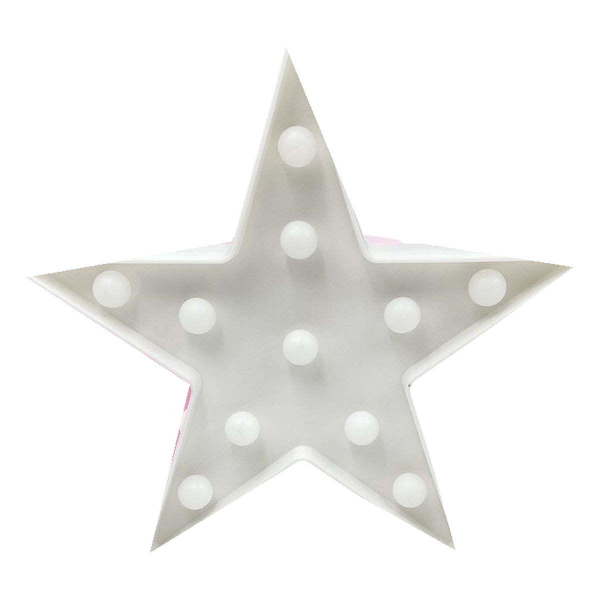 Lámpara LED Estrella 24,8 cm - Blanco