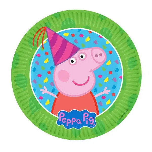 Platos Peppa Pig 18cm 8uds