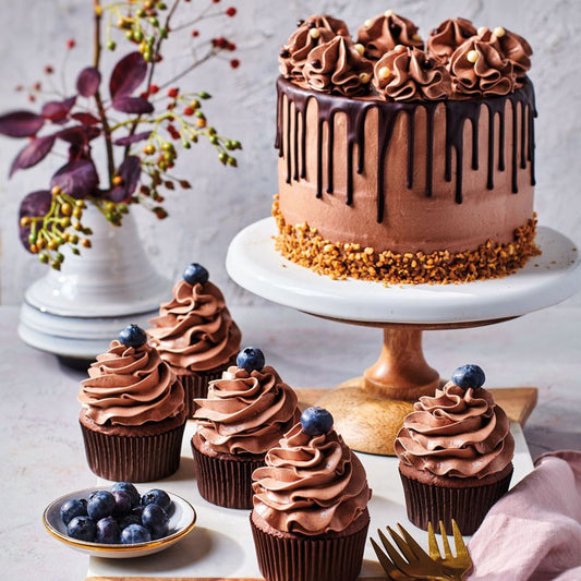 Crema de Chocolate para Tartas y Cupcakes 450 g