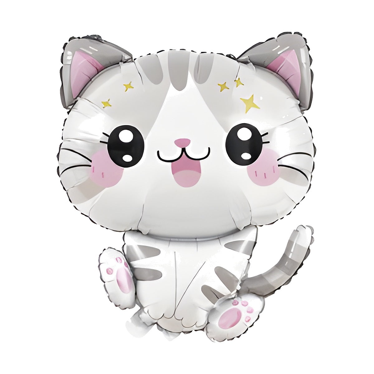 Globo Foil Cabeza de Gatito 60 x 72 cm