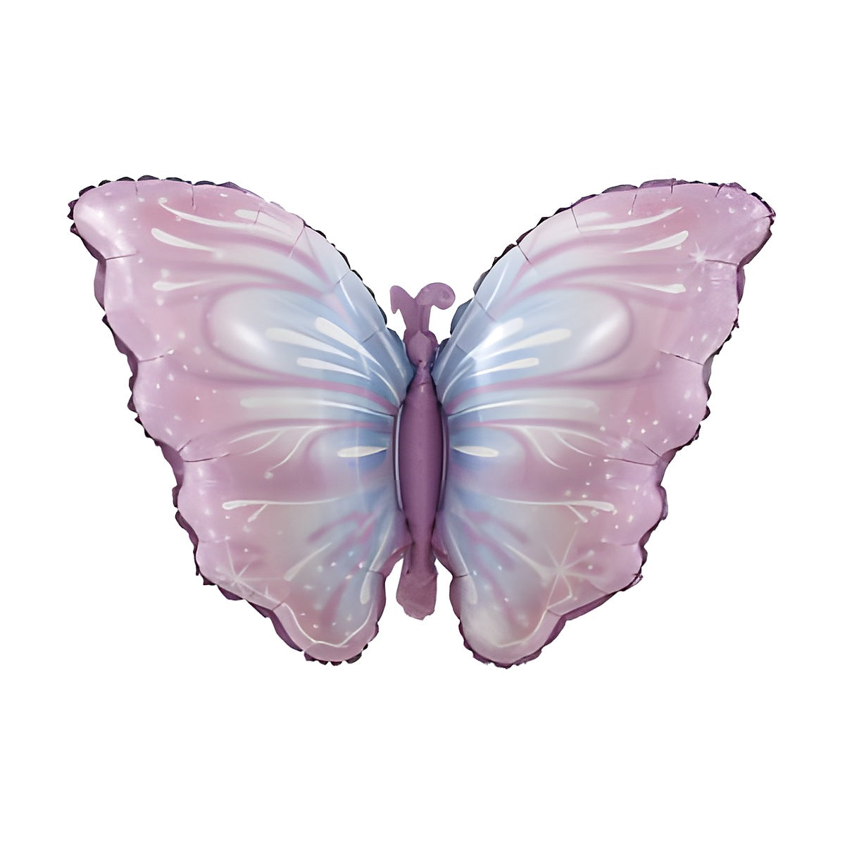 Globo Foil Mariposa Doble Ala 82 x 52 cm Lila