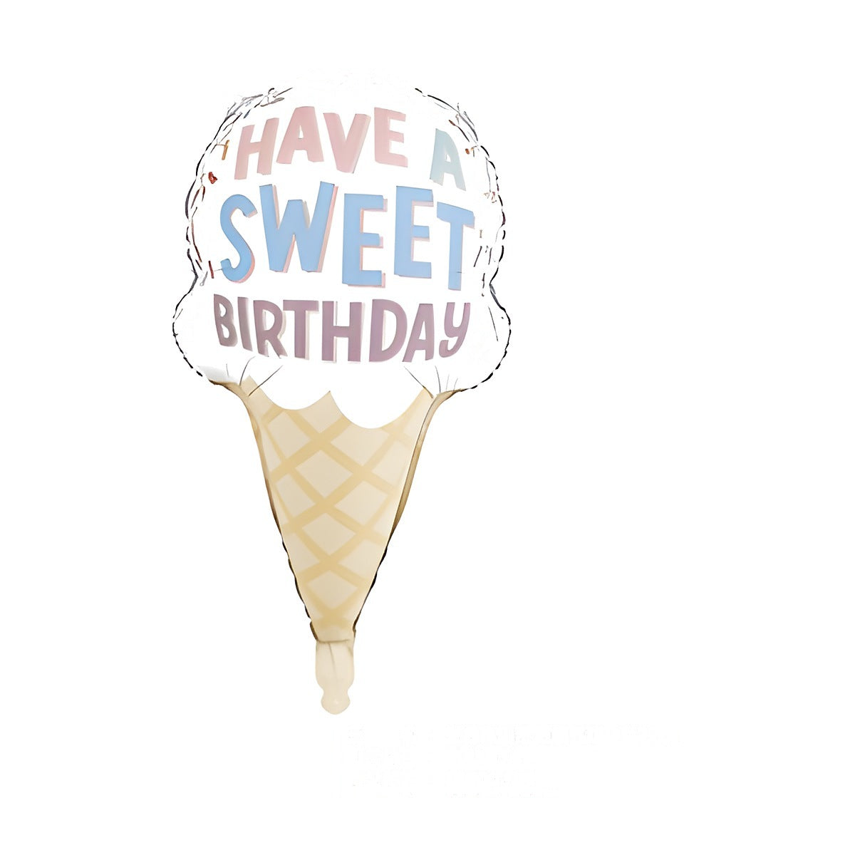 Globo Foil Helado Have a Sweet Birthday 41 x 72 cm