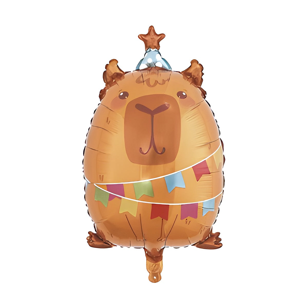 Globo Foil Capibara con Gorro 36 x 56 cm