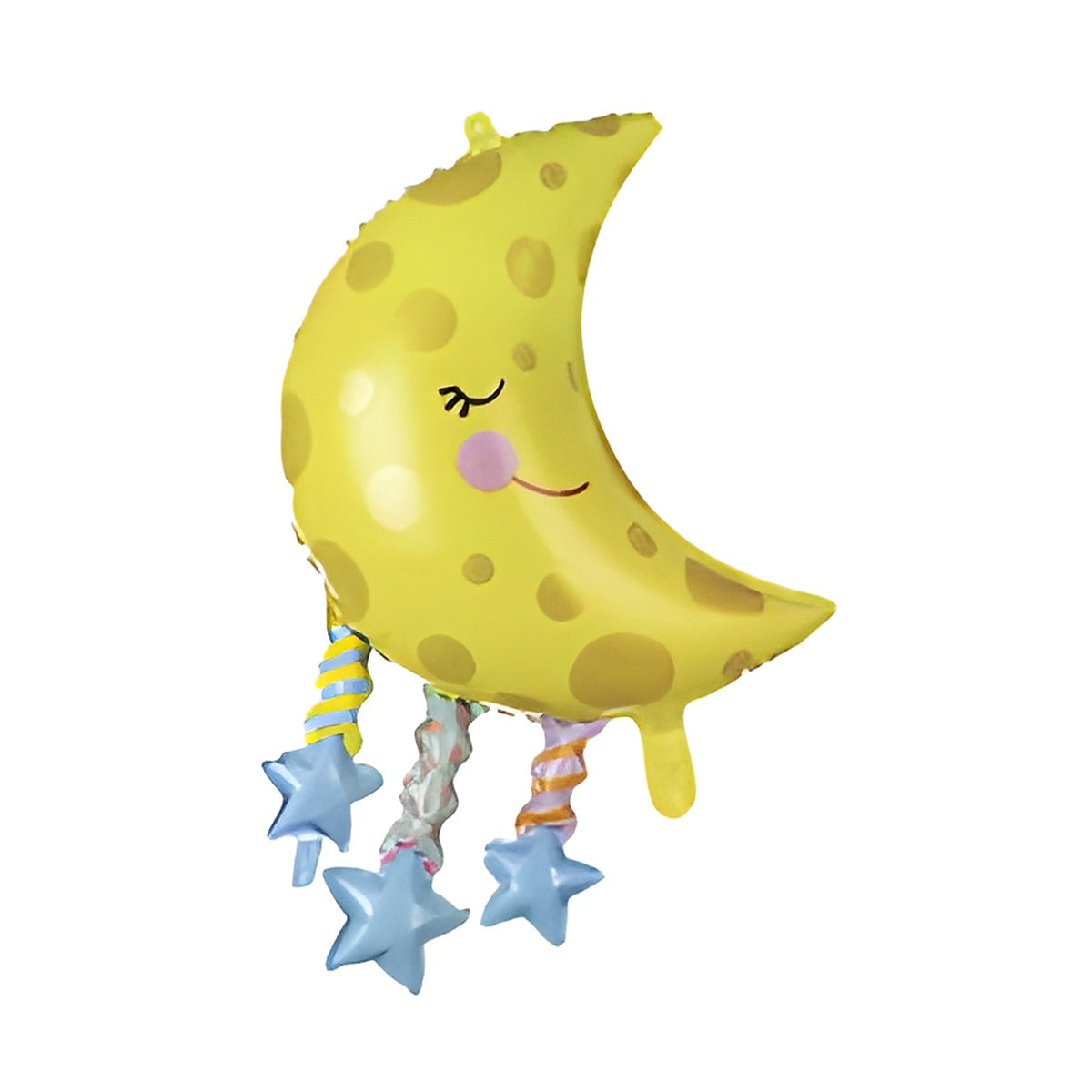Globo Foil Luna Amarilla con Estrellas 64 x 84 cm