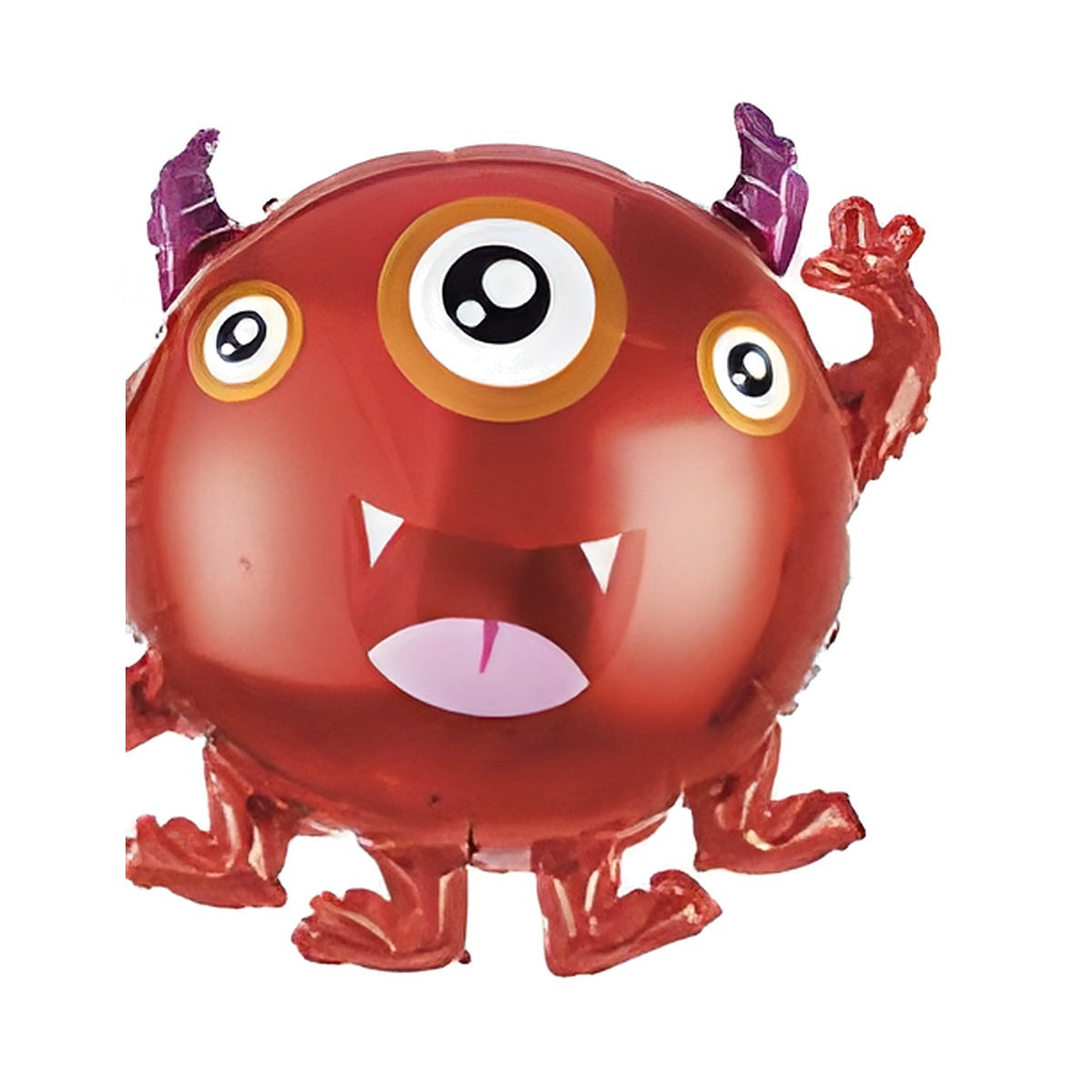 Globo Foil Monstruo Rojo de un Ojo 65,5 x 58 cm