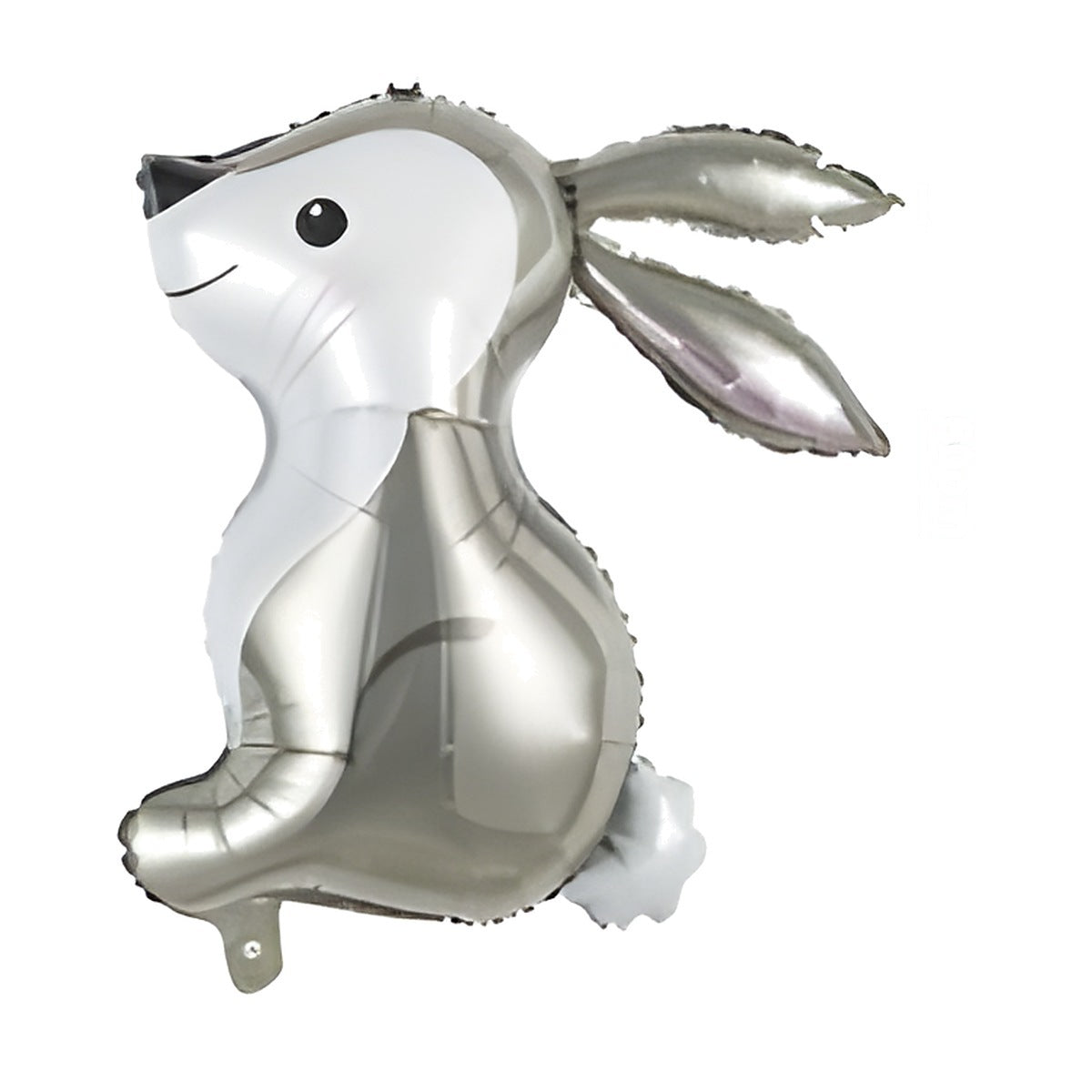 Globo Foil Conejo Plateado 67 x 80 cm