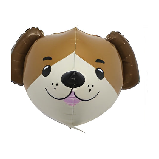 Globo Foil Cabeza de Perro 59,5 x 54,5 cm