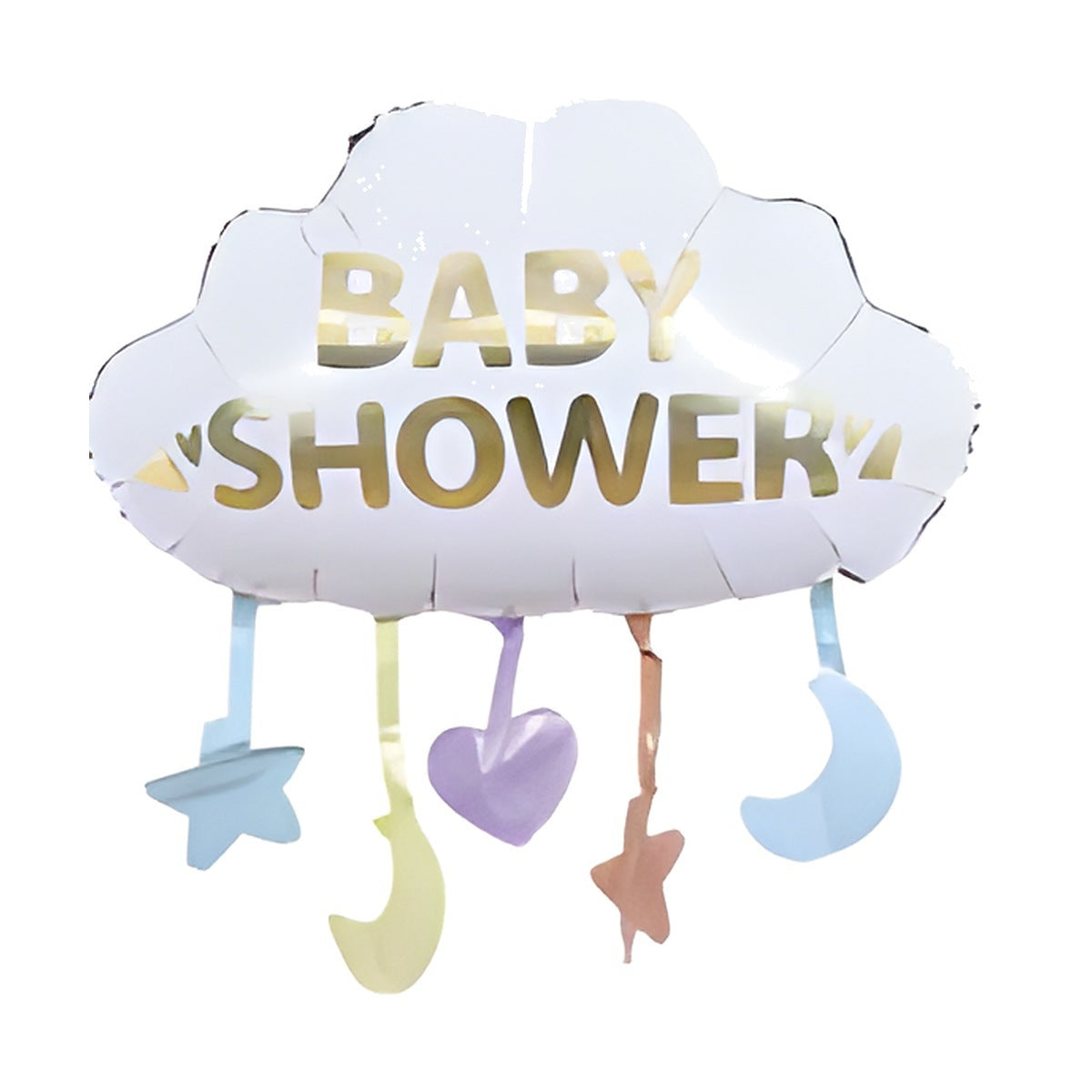 Globo Foil Nube Baby Shower 62,5 x 66,5 cm