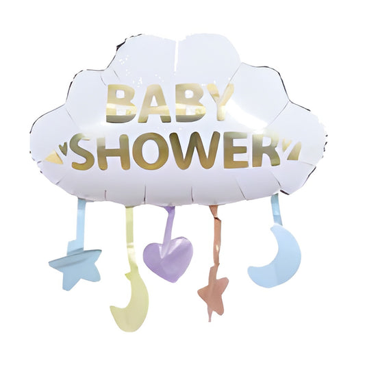 Globo Foil Nube Baby Shower 62,5 x 66,5 cm