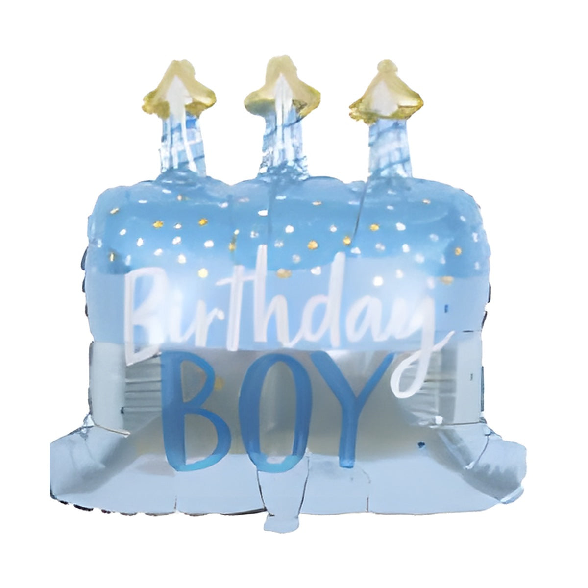 Globo Foil Tarta Birthday Girl / Boy 60 x 70 cm Azul