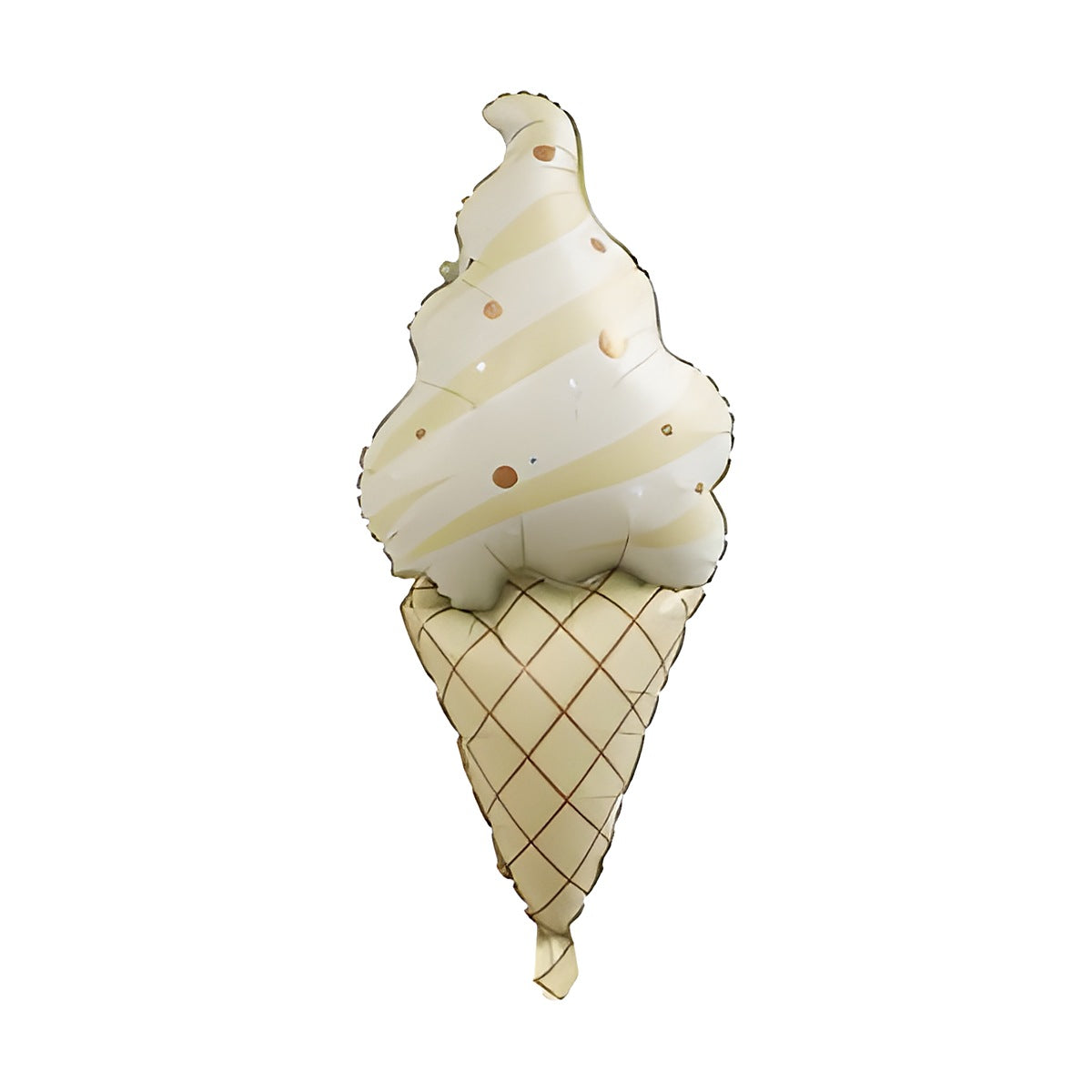 Globo Foil Helado de Vainilla Mate 43 x 96 cm