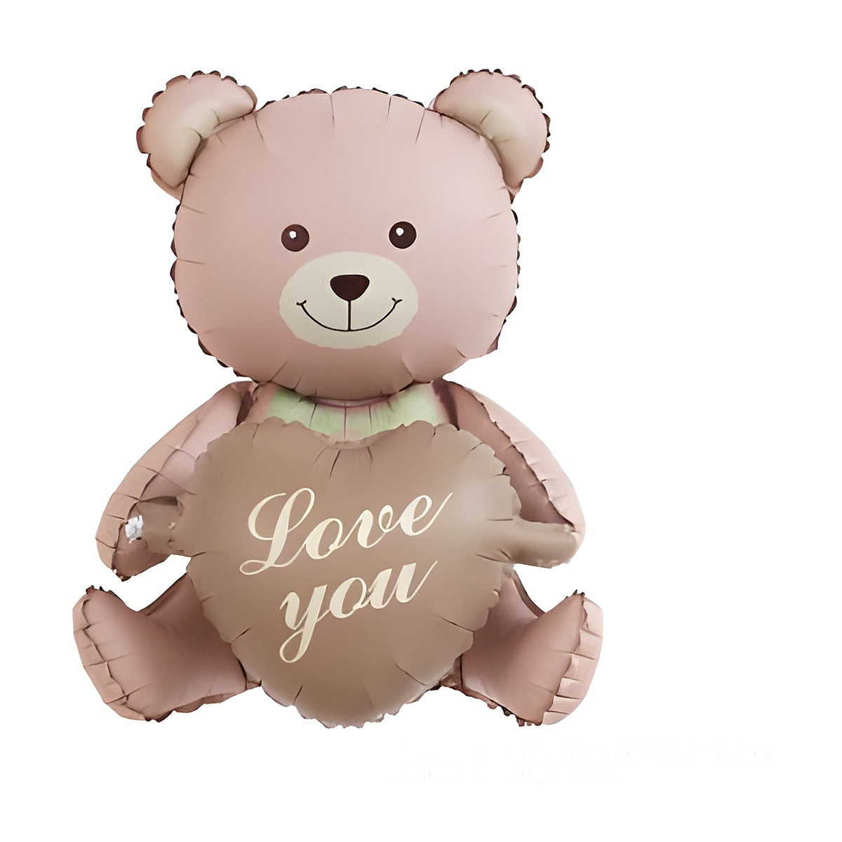 Globo Foil Oso con Corazón Love You 105,5 x 66,5 cm Rosa