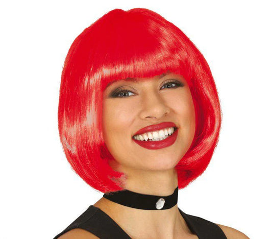 Peluca Corta Roja Bob