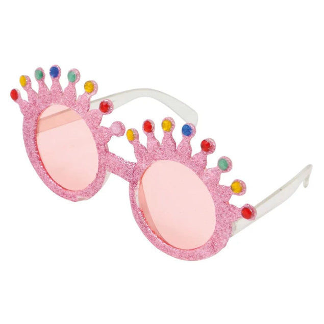 Gafas de Fiesta Rosa con Purpurina