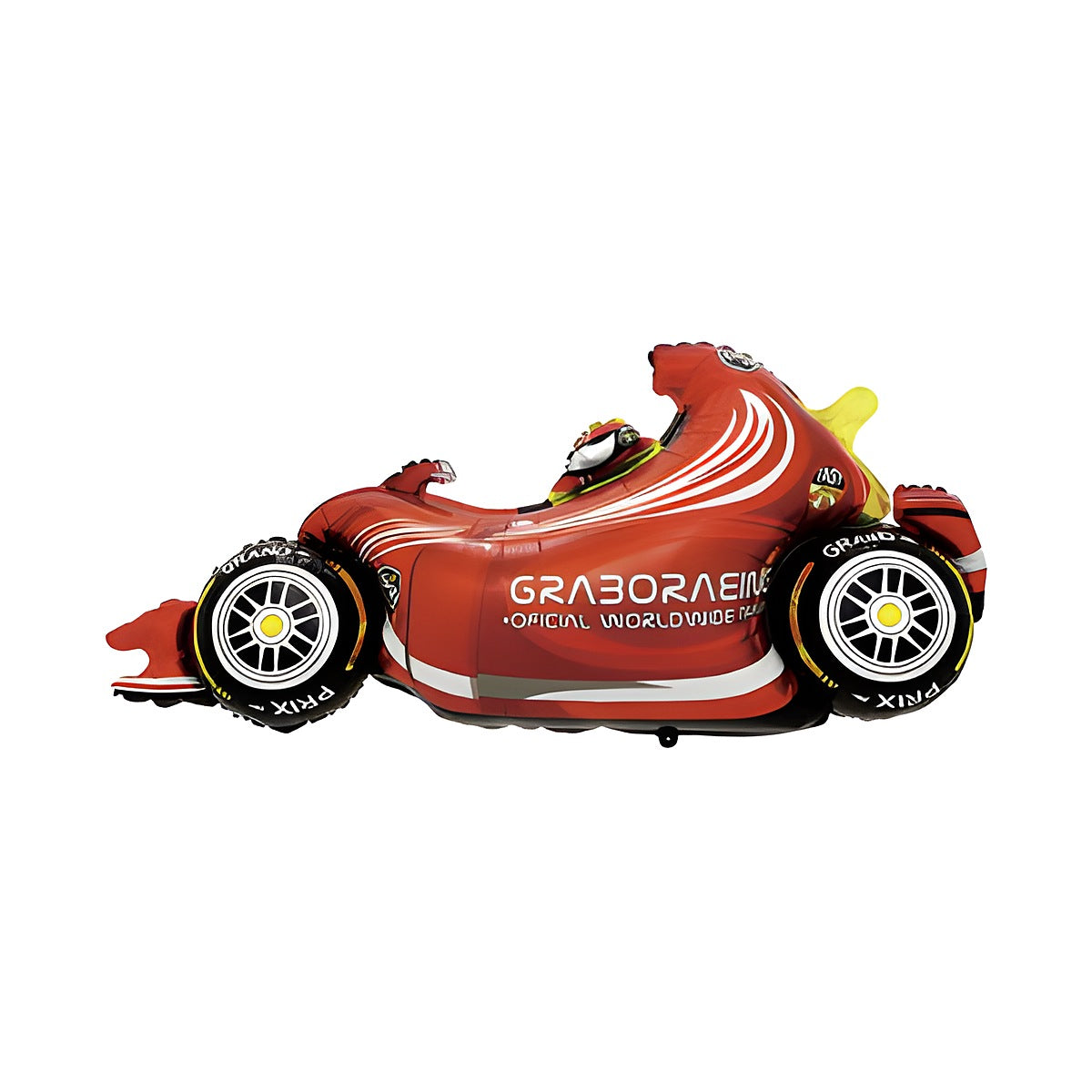 Globo Foil Coche de Fórmula 1 Rojo 52 x 111 cm