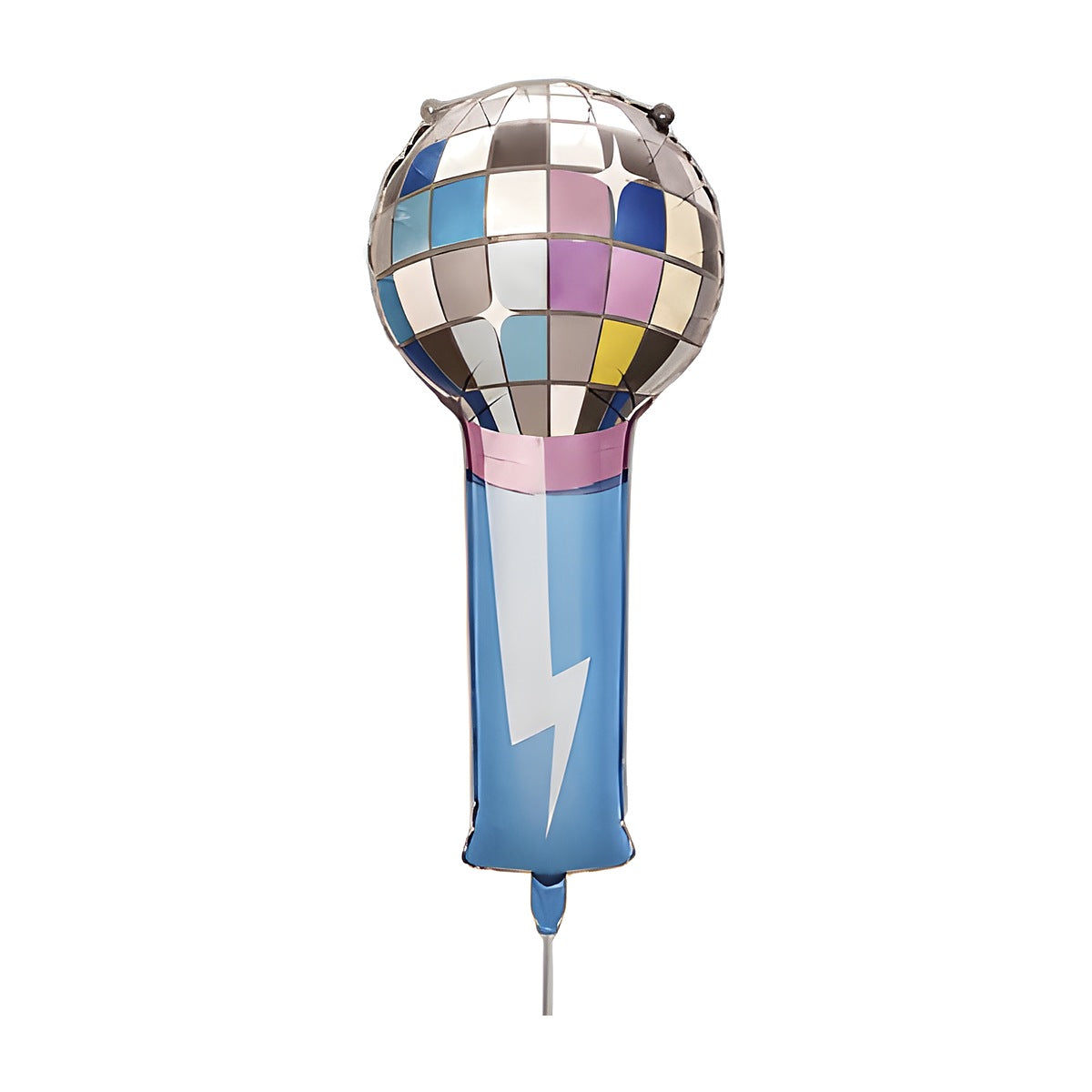 Globo Foil Micrófono Disco 41 x 90 cm