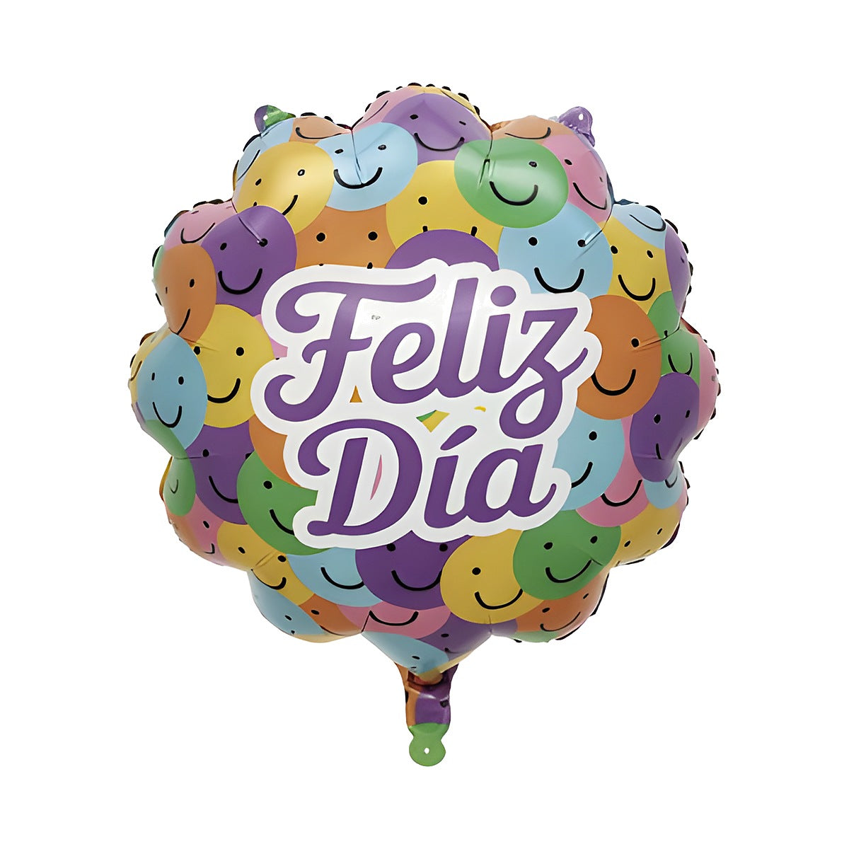 Globo Foil Feliz Día Smile 53,5 x 59 cm