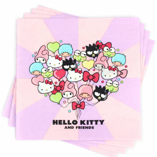 Servilletas Hello Kitty & Friends 33x33cm 12uds