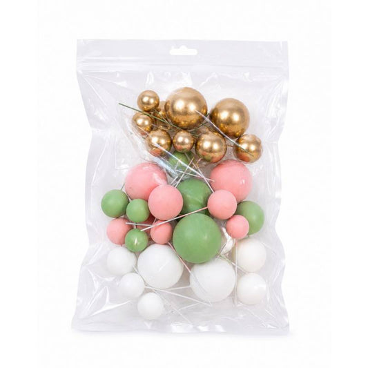 Set 32 Bolas Decorativas Mix Primavera