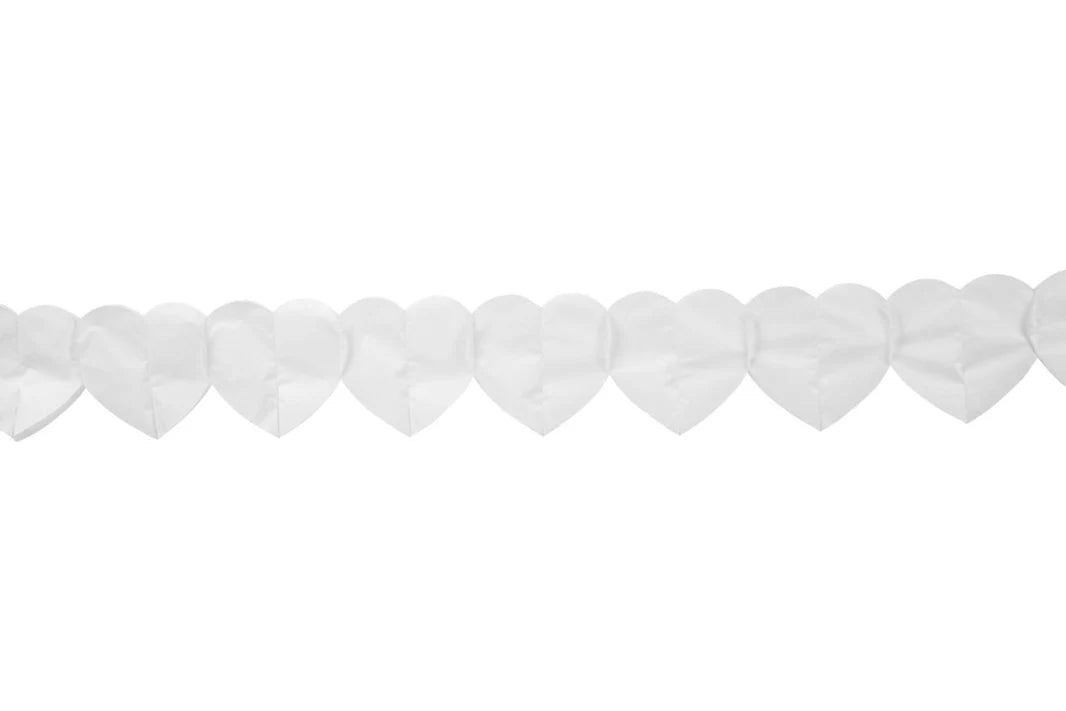 Guirnalda de Papel Corazones 6m