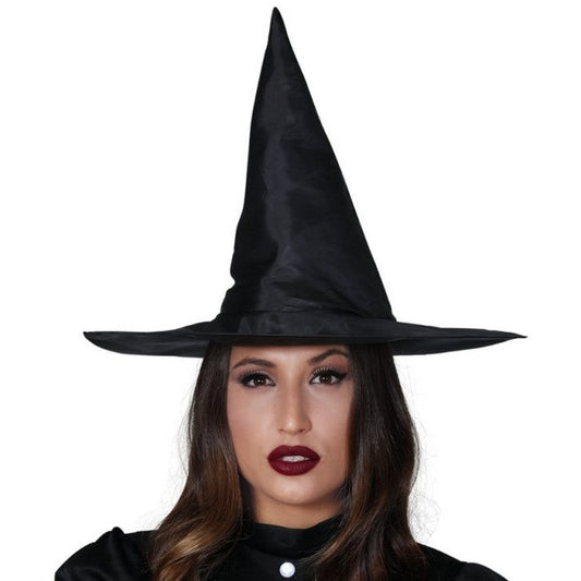 Sombrero de bruja negro para adulto