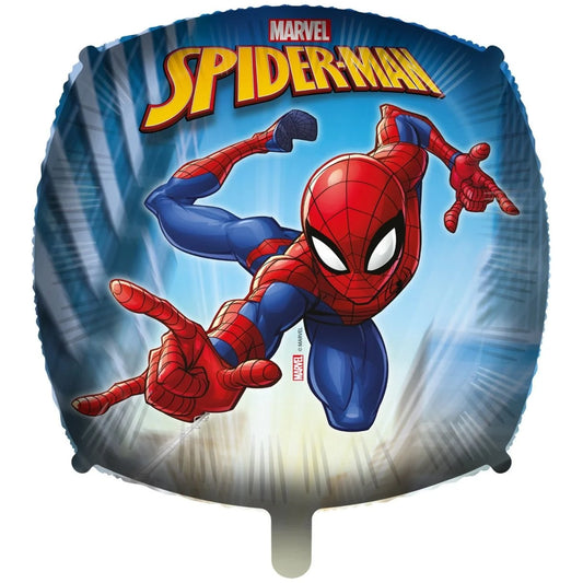 Globo Foil Spiderman Cuadrado 46 cm