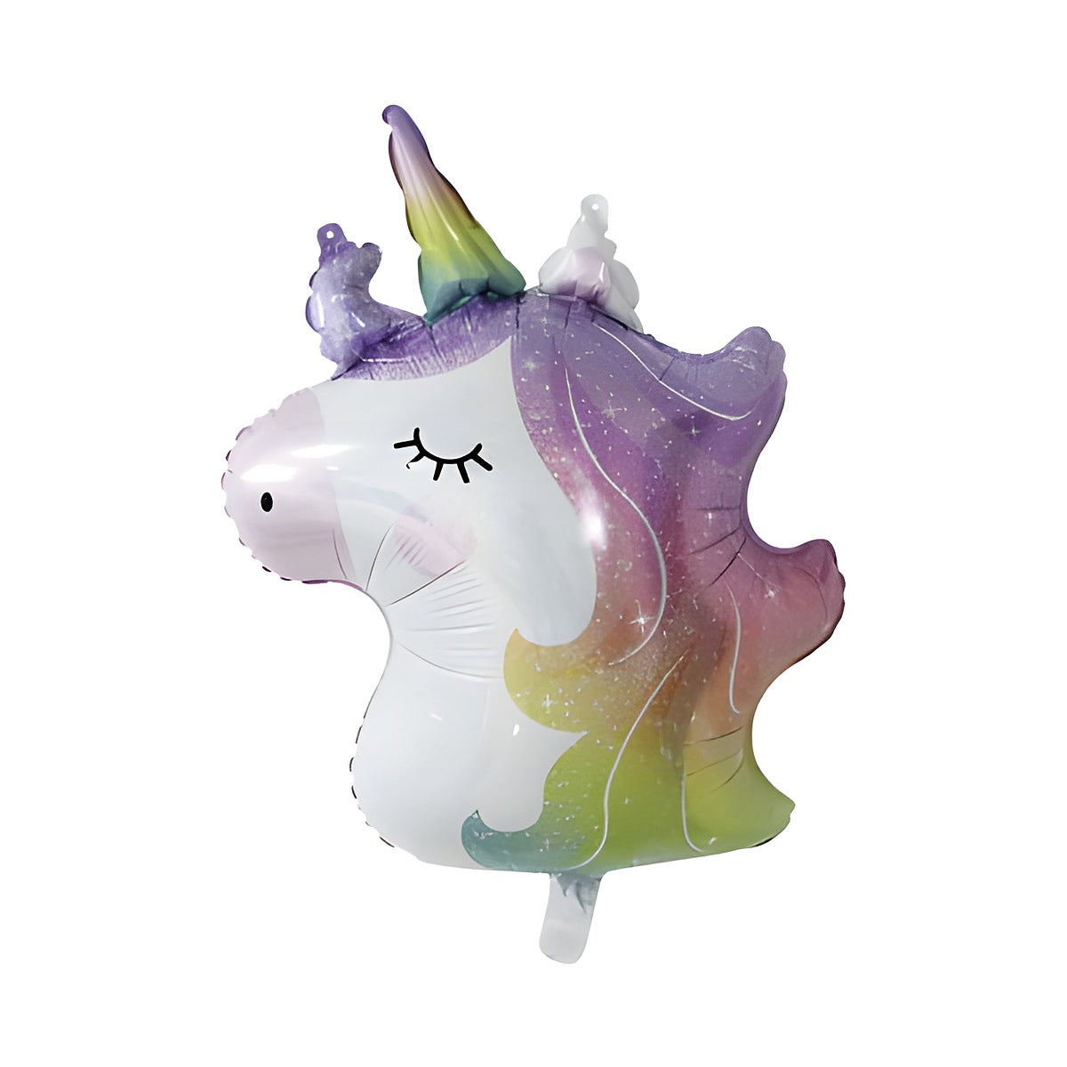 Globo Foil Unicornio Láser 54,5 x 75 cm