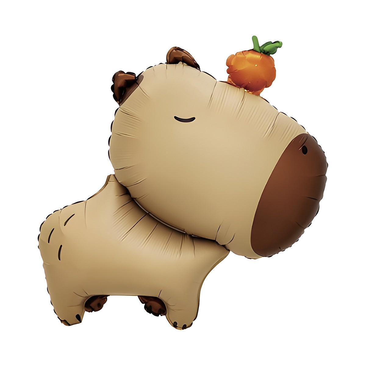 Globo Foil Capibara con Naranja 78 x 71 cm