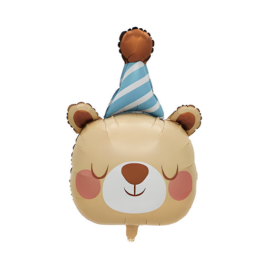 Globo Foil Oso con Gorrito 48 x 76 cm