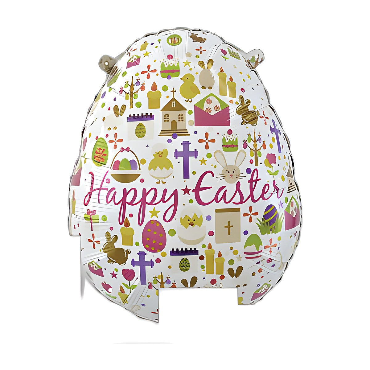Globo Foil Huevo de Pascua Happy Easter 48 x 62 cm