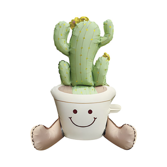 Globo Foil Cactus en Maceta 57 x 57 cm