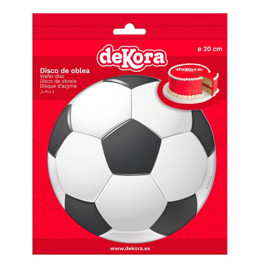 Oblea Comestible Fútbol para Tarta | deKora 20cm