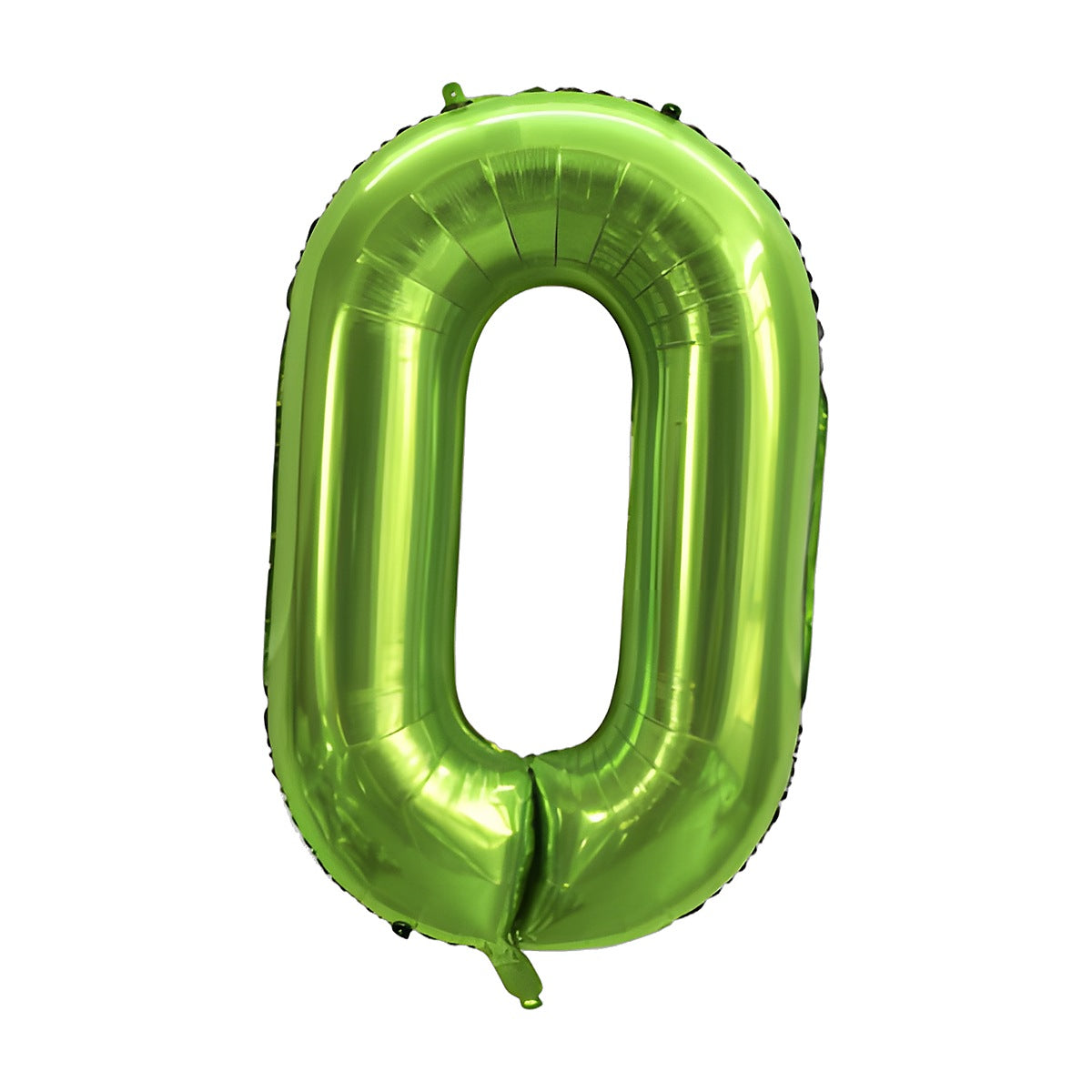 Globo Foil Número Gigante 100 cm (40") Verde Brillante 0