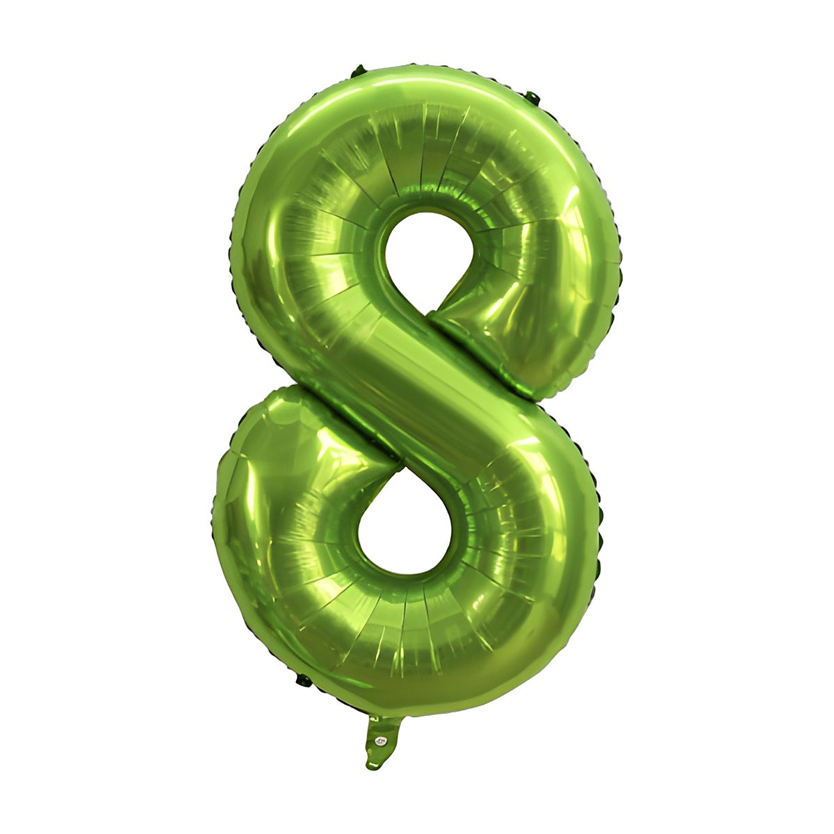 Globo Foil Número Gigante 100 cm (40") Verde Brillante 8