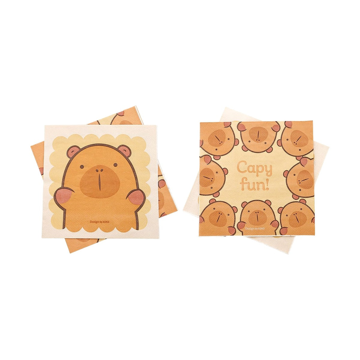 Servilletas Capy Fun 33x33cm - Pack 12 uds