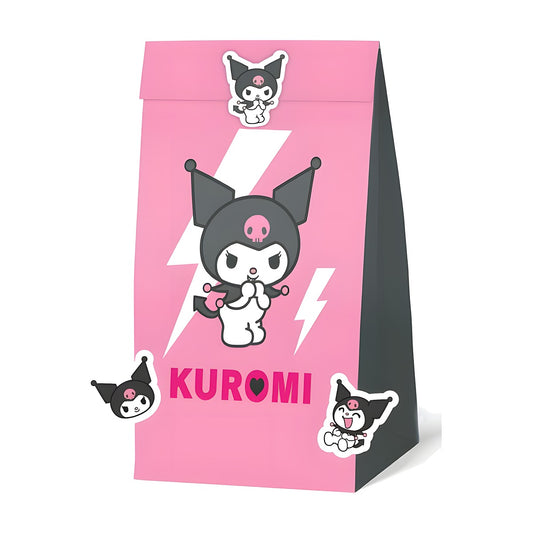 Bolsas de Papel Kuromi 12x20x8 cm 4 uds