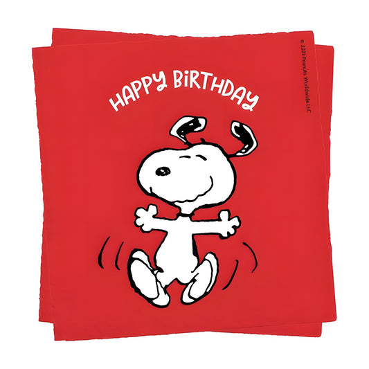 Servilletas Snoopy Happy Birthday 33x33 cm 12 uds
