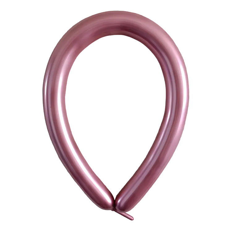Globos Látex Cromados Largos 260s Pack 50 uds