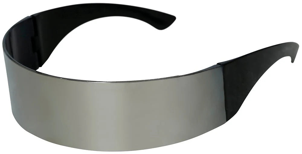 Gafas Plateadas Futuristas