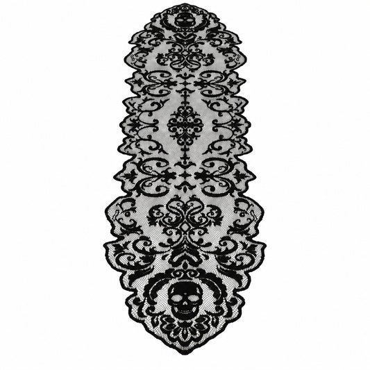 Camino de Mesa de Calaveras para Halloween